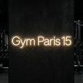 Gym Paris 15 - Enseigne néon LED personnalisé