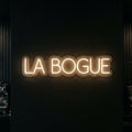 LA BOGUE - Enseigne néon LED personnalisé