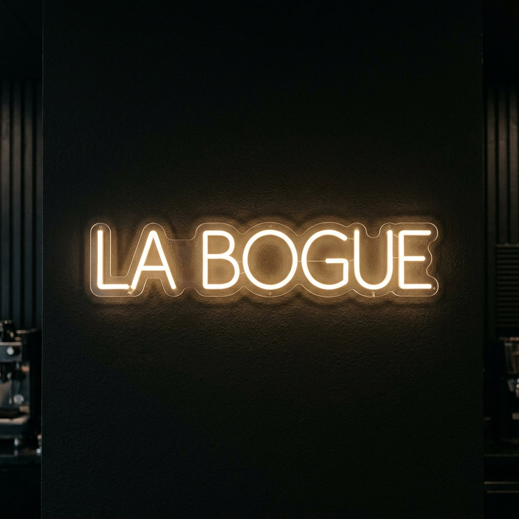 LA BOGUE - Enseigne néon LED personnalisé