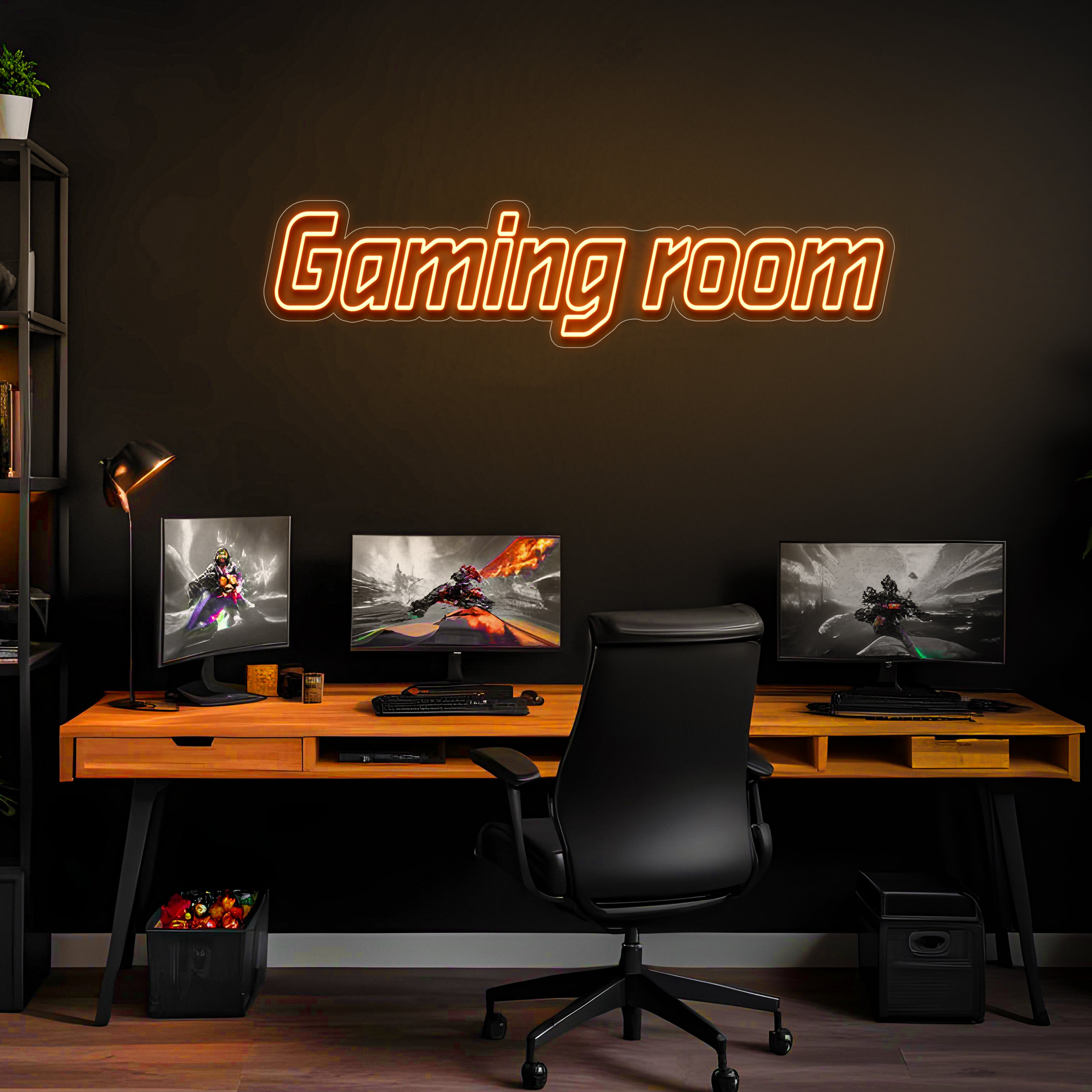 Néon Custom Gaming room