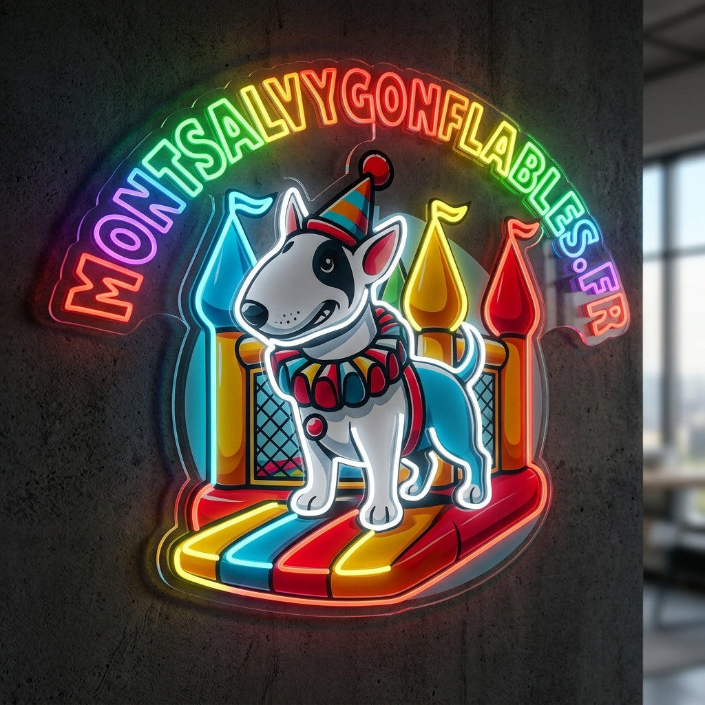 montsalvy gonflables - Enseigne néon LED personnalisé