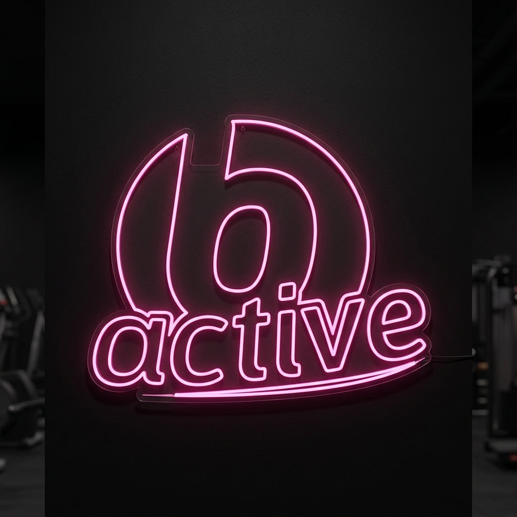 B Active - Enseigne néon LED personnalisé