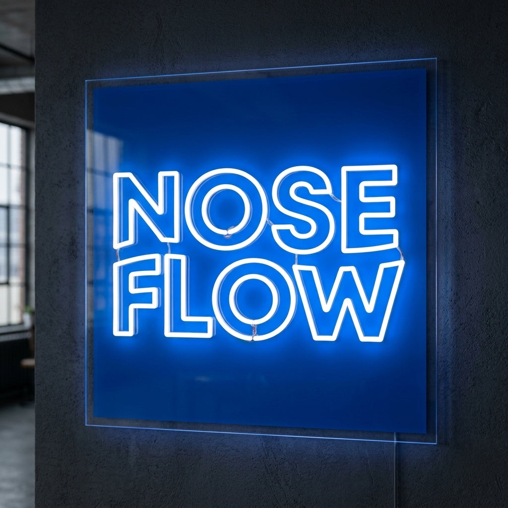 NOSE FLOW - Enseigne néon LED personnalisé