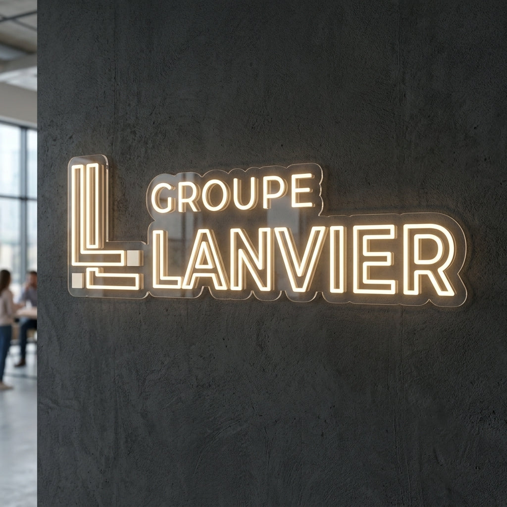 Enseigne néon LED personnalisée · Réf. 1053
