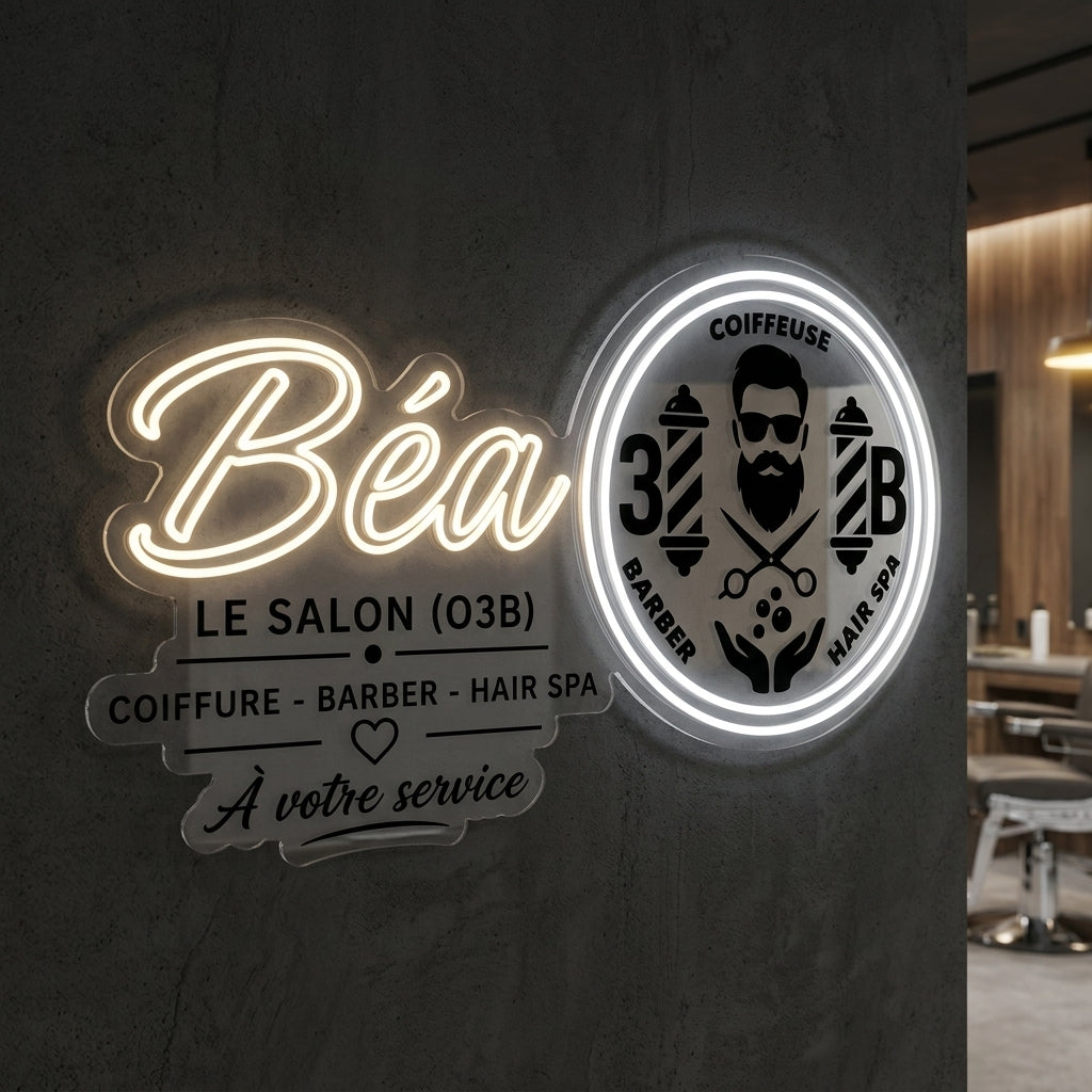 O3B - Enseigne néon LED personnalisé