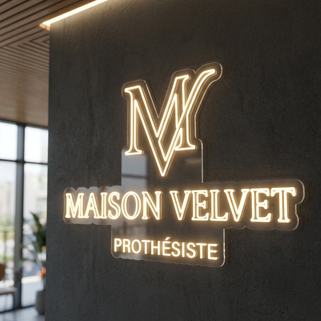 Maison Velvet - Enseigne néon LED personnalisé