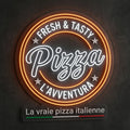 Pizzeria L avventura - Enseigne néon LED personnalisé