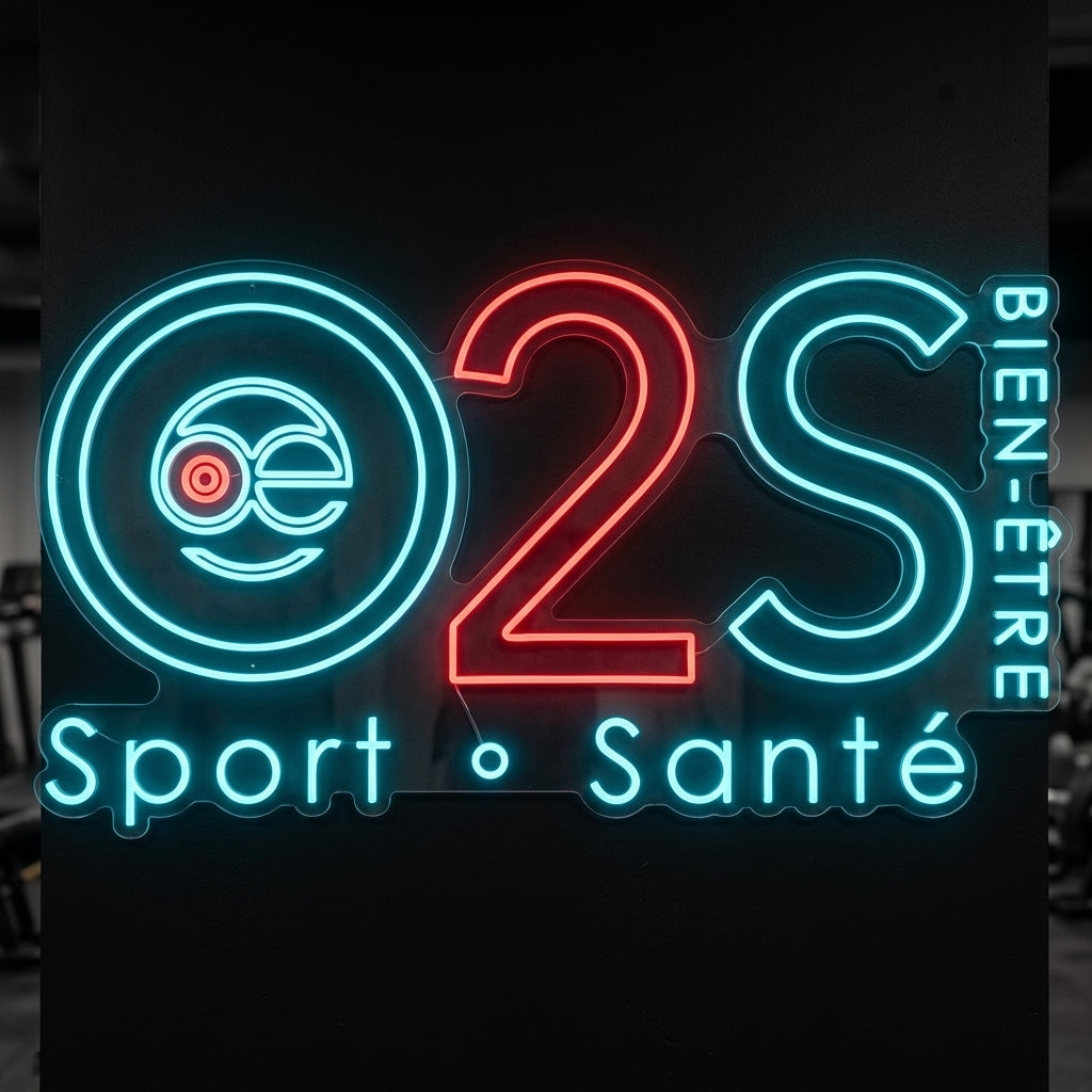 O2S - Enseigne néon LED personnalisé