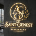 Au saint genest - Enseigne néon LED personnalisé · Waterproof