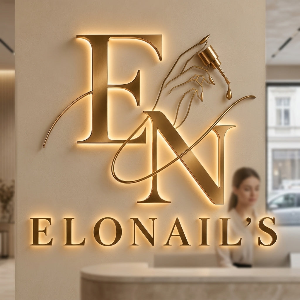 EloNail’s · Lettres rétroéclairées