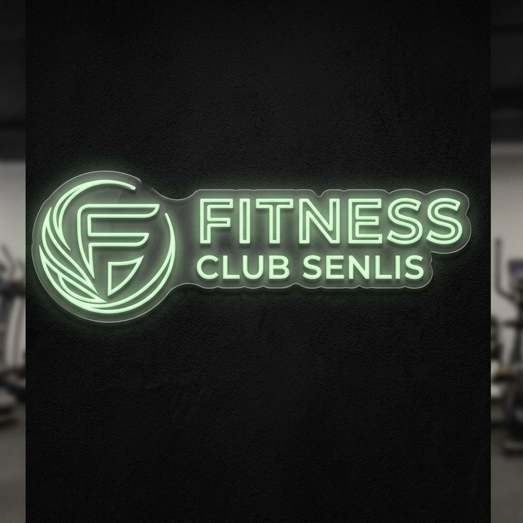 Fitness Club - Enseigne néon LED personnalisé