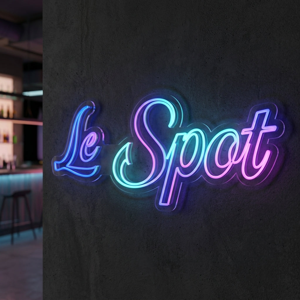 Enseigne néon LED personnalisée · Réf. 701