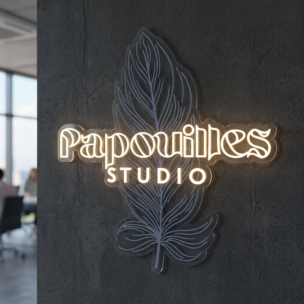 Studio Papouilles - Enseigne néon LED personnalisé