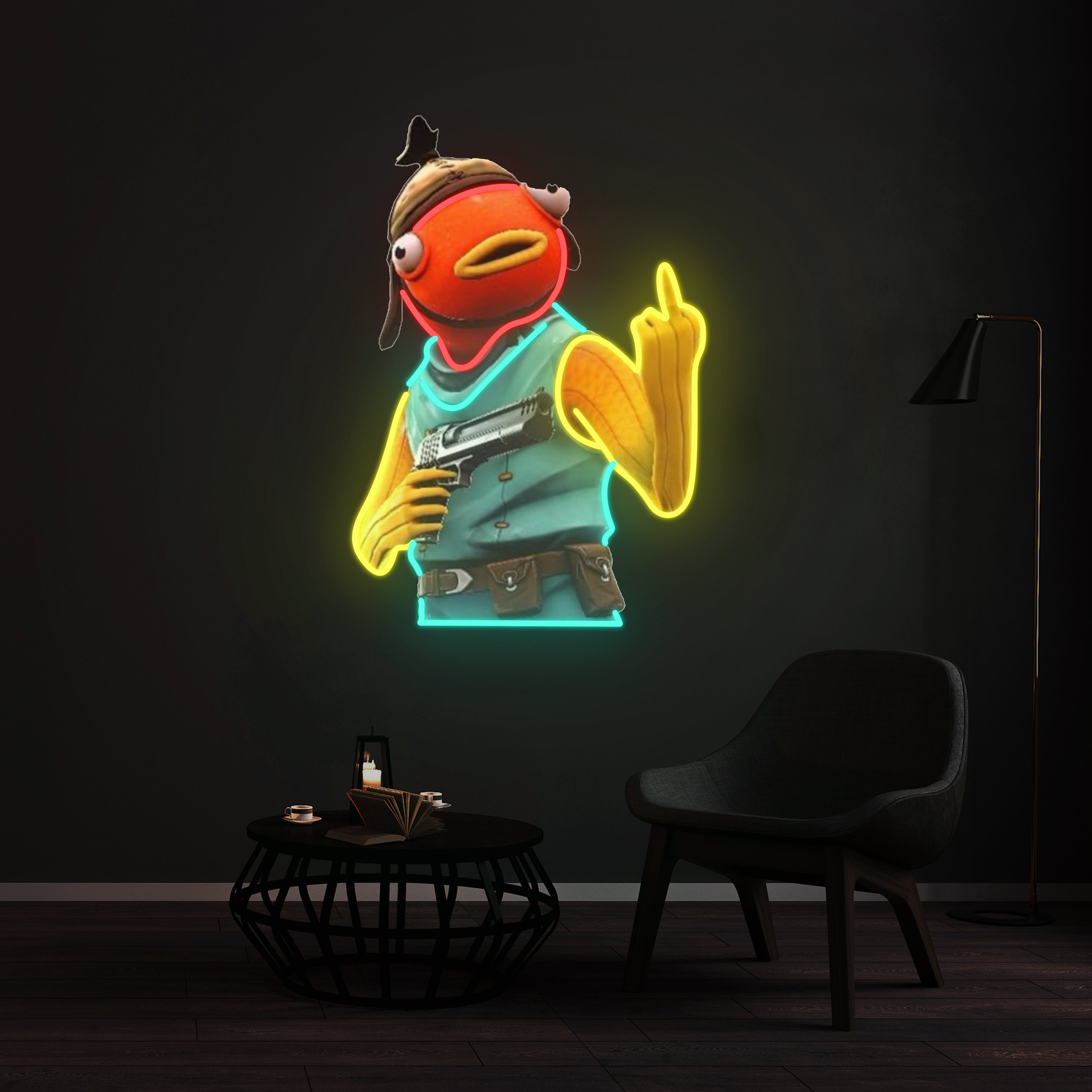Néon Poisson Fortnite
