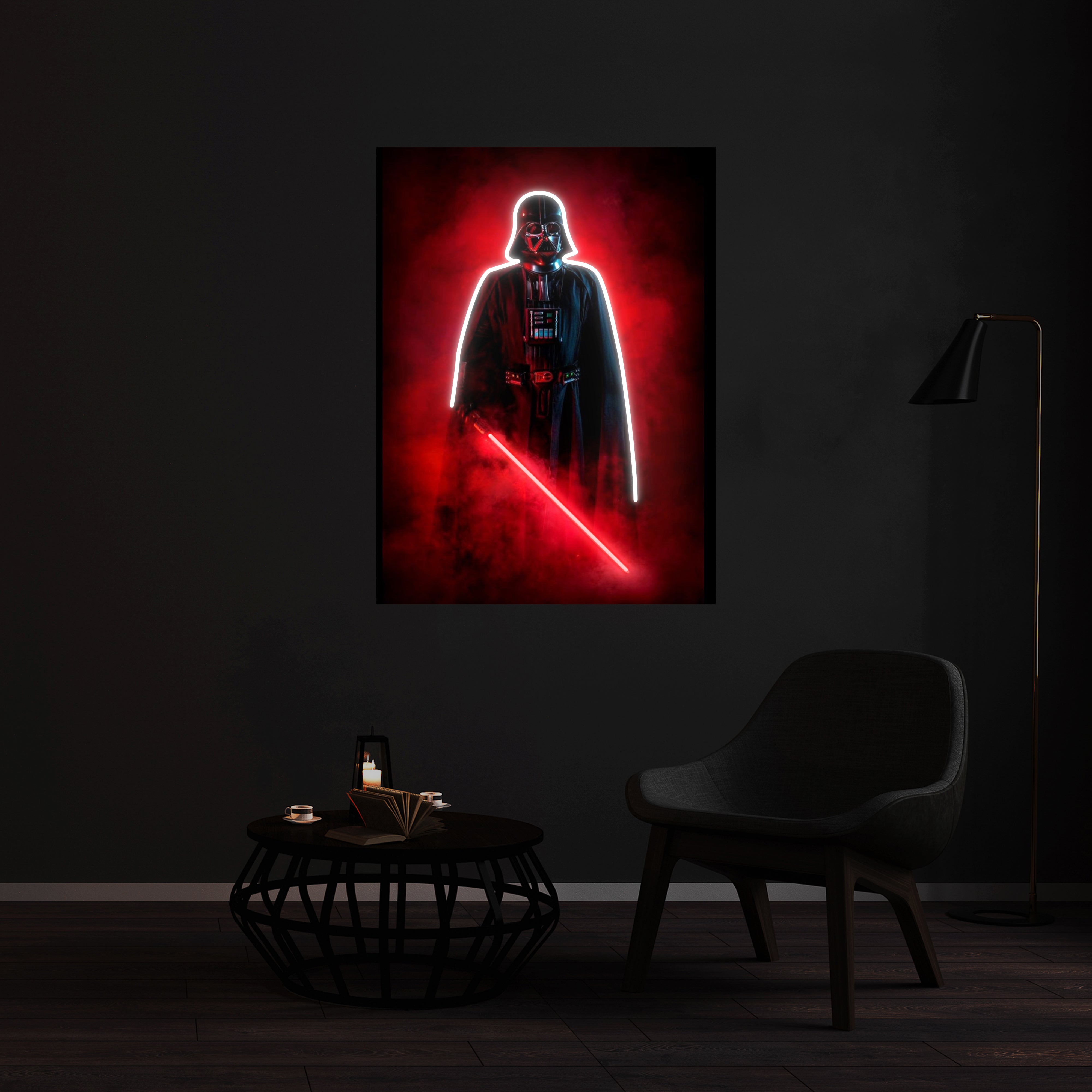 Néon Darth Vader