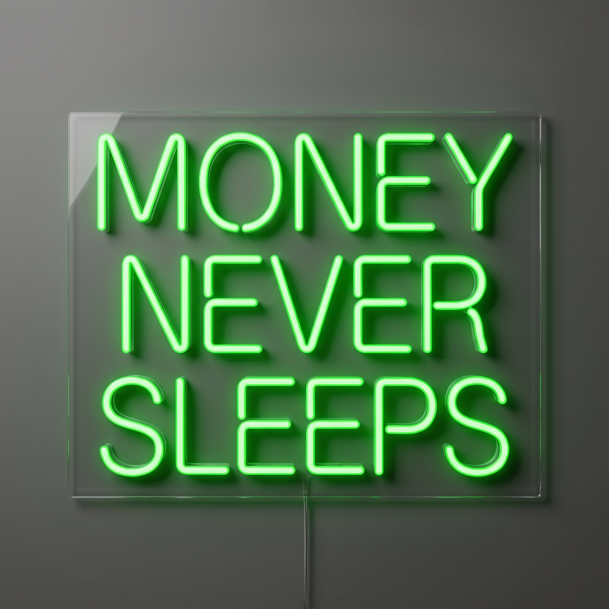 MONEY NEVER SLEEPS