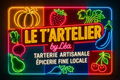 Enseigne néon LED sur-mesure · Le t’Artelier