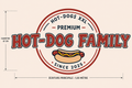 Enseigne néon LED sur-mesure · Hot dog family