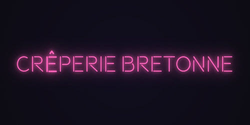 Néon Lumicorne : CRÊPERIE BRETONNE
