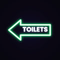 Néon Lumicorne : TOILETS