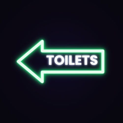 Néon Lumicorne : TOILETS