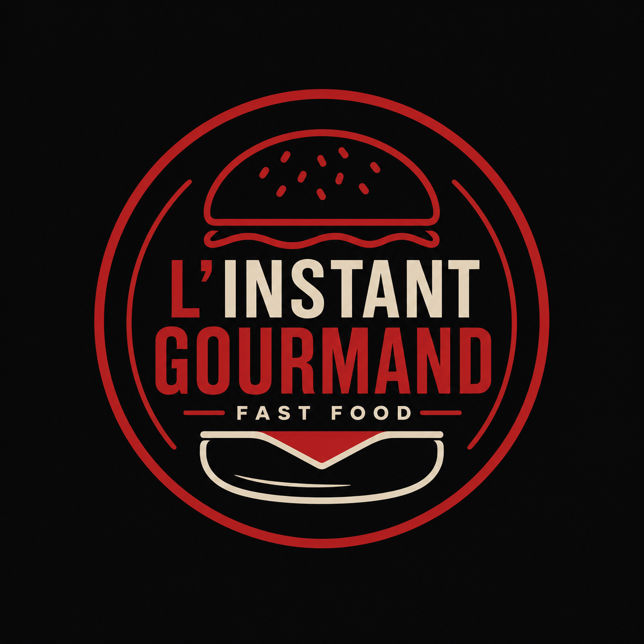 Enseigne néon LED sur-mesure · L’instant gourmand 28