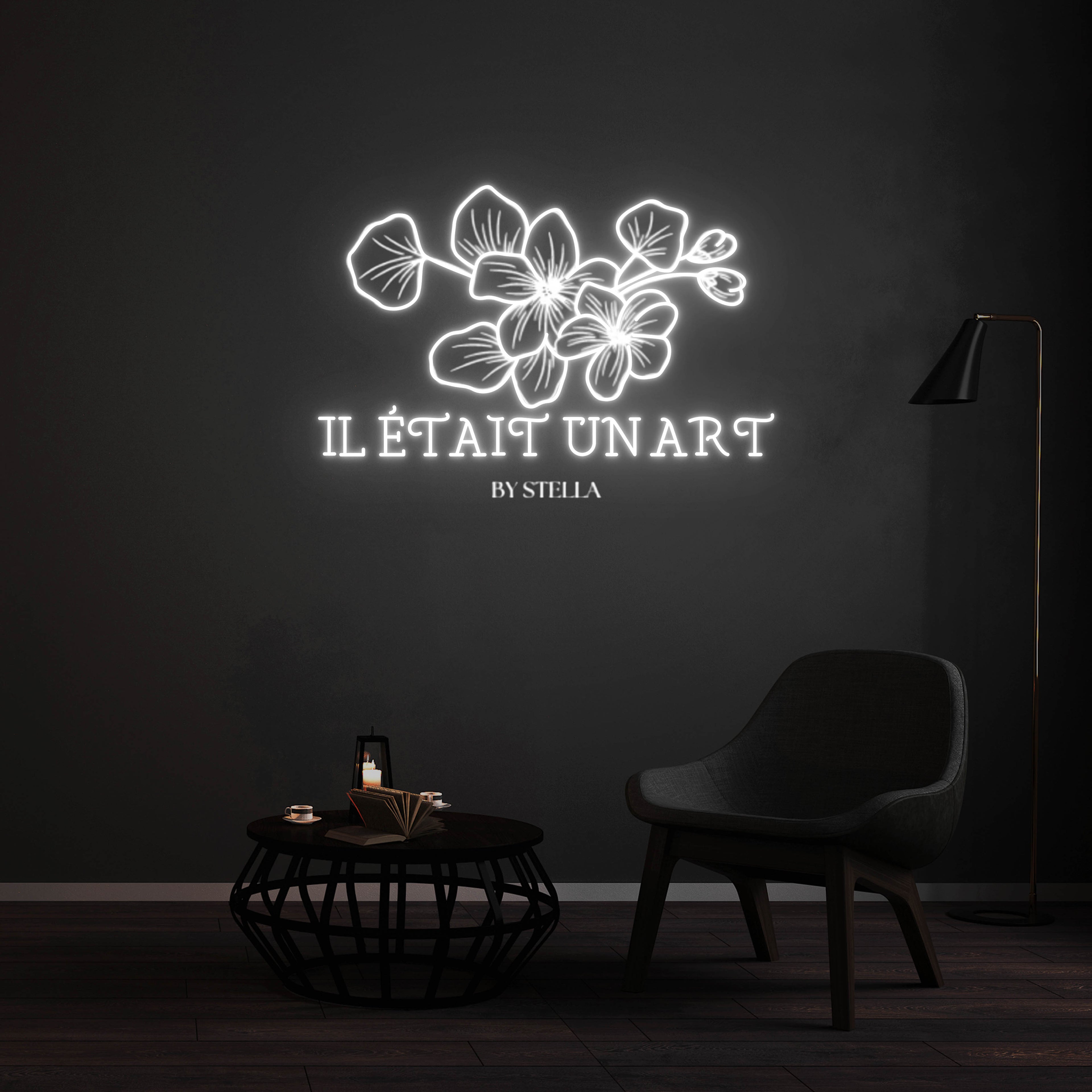 Enseigne LED Néon Personnalisée - Il Était Un Art