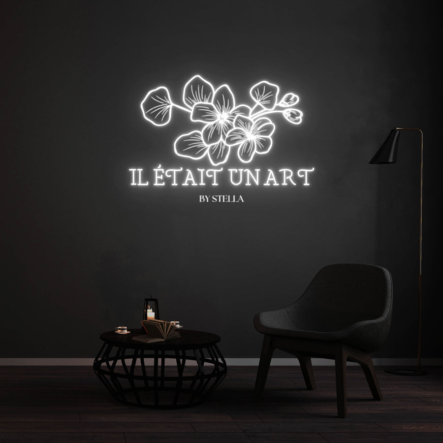 Enseigne LED Néon Personnalisée - Il Était Un Art