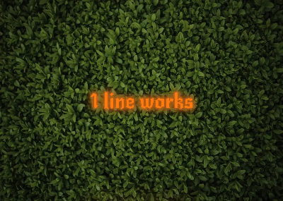 1 line works