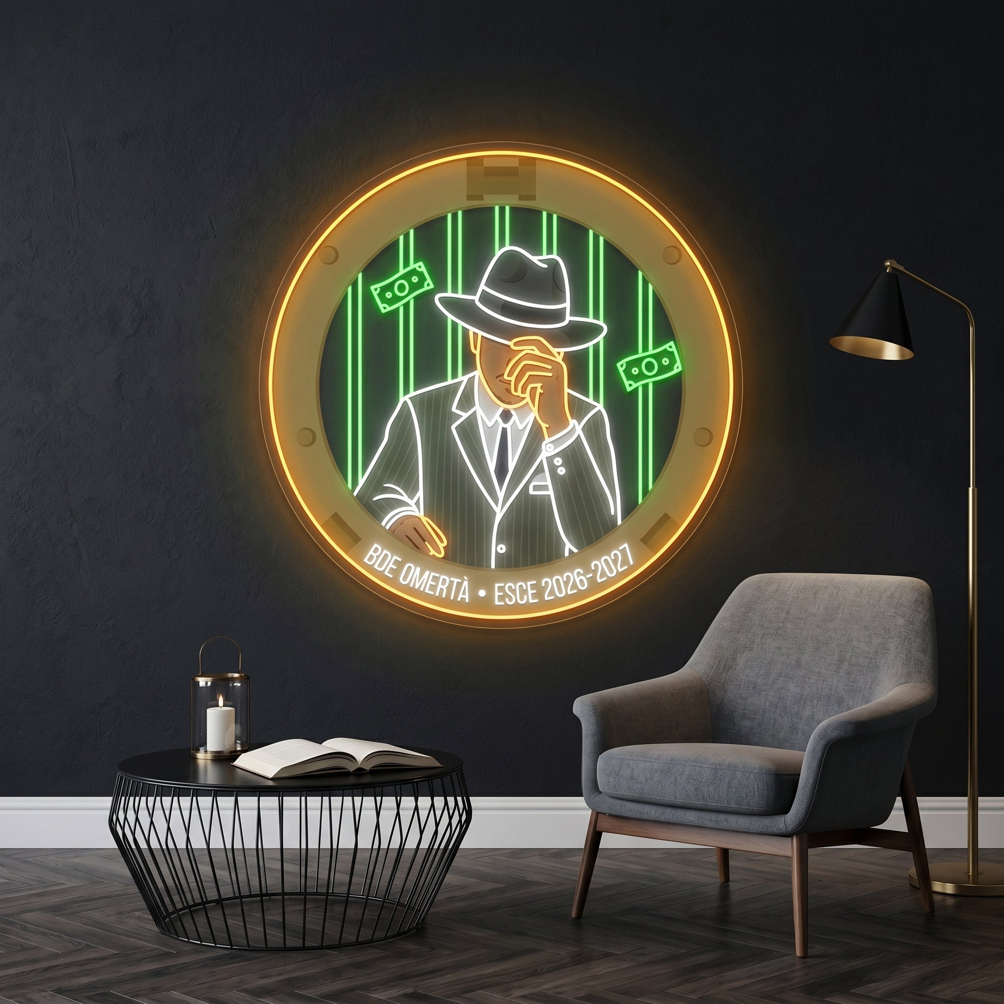 Enseigne néon LED sur-mesure · 80 cm