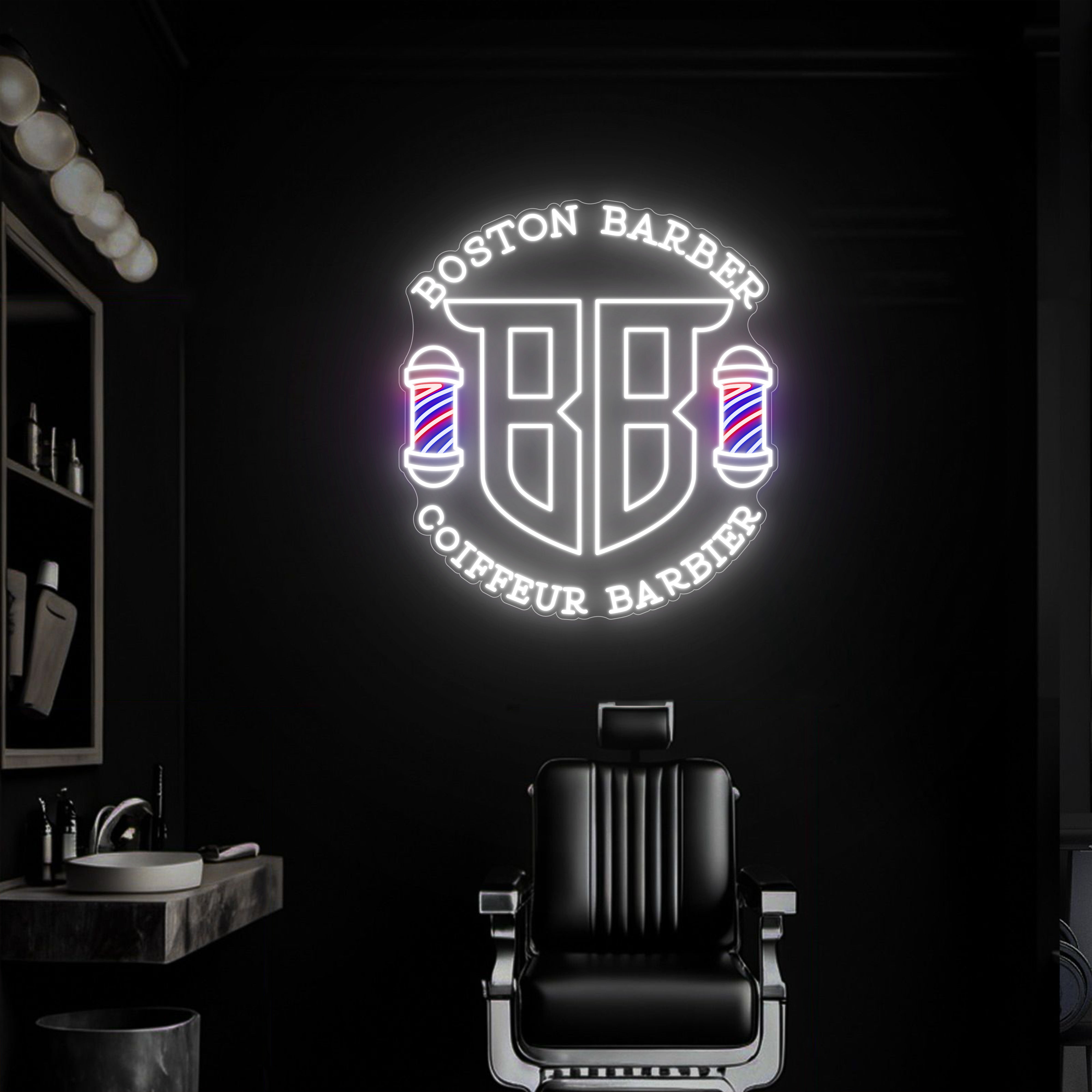 Néon Custom  BOSTON BARBER