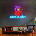 Néon Custom SALUT LA SECU!