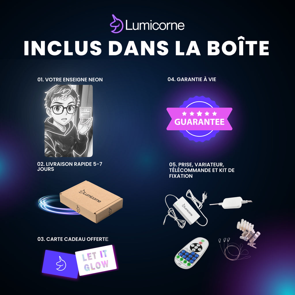 Néon LE CRÉATEUR GAMER