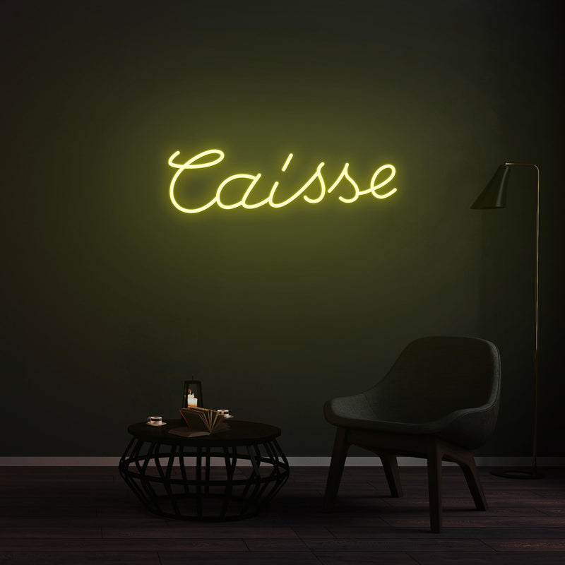 Personnalisation Enseigne LED Néon - Caisse