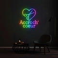 Néon Accroch' coeur