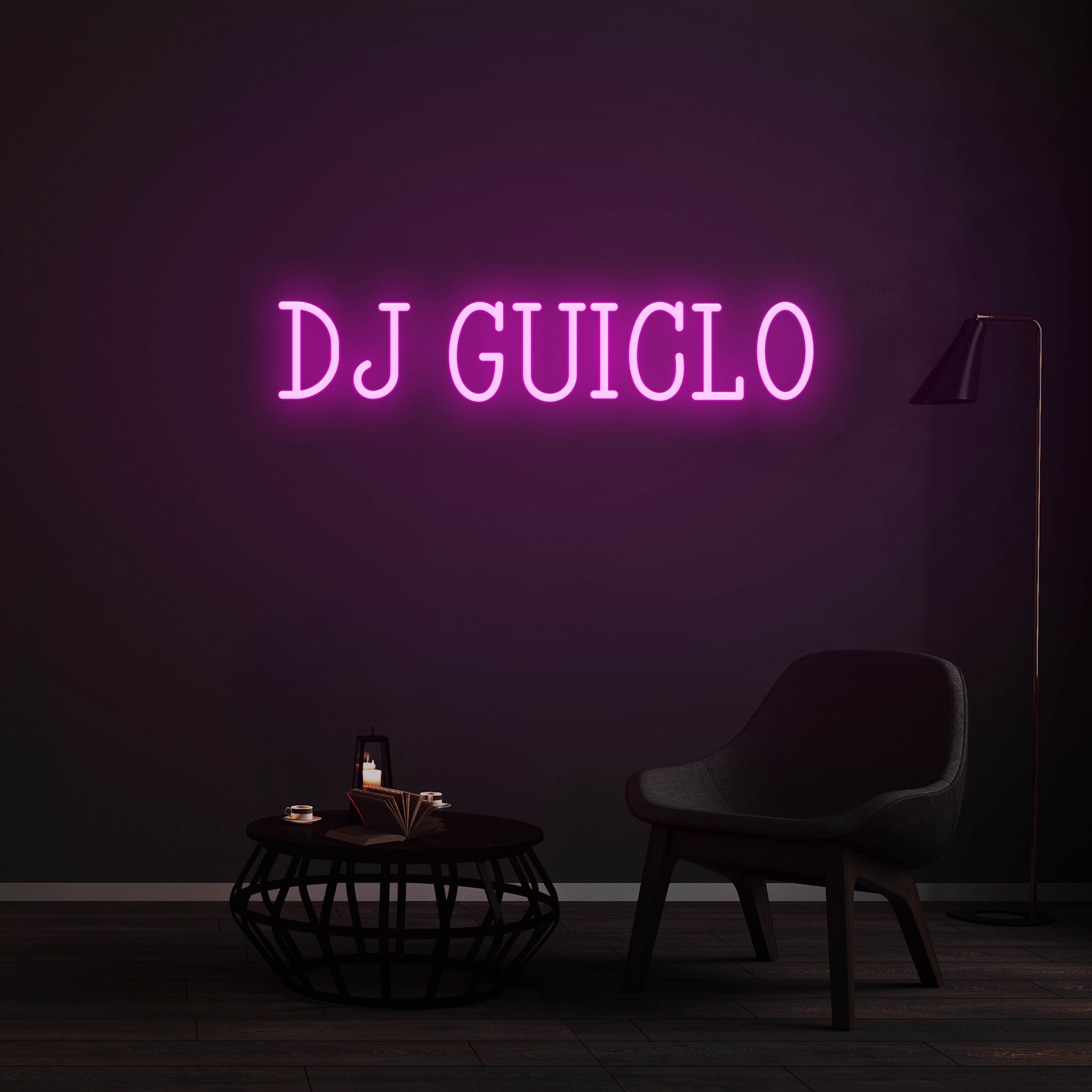 Enseigne LED Néon Personnalisée -  DJ GUICLO