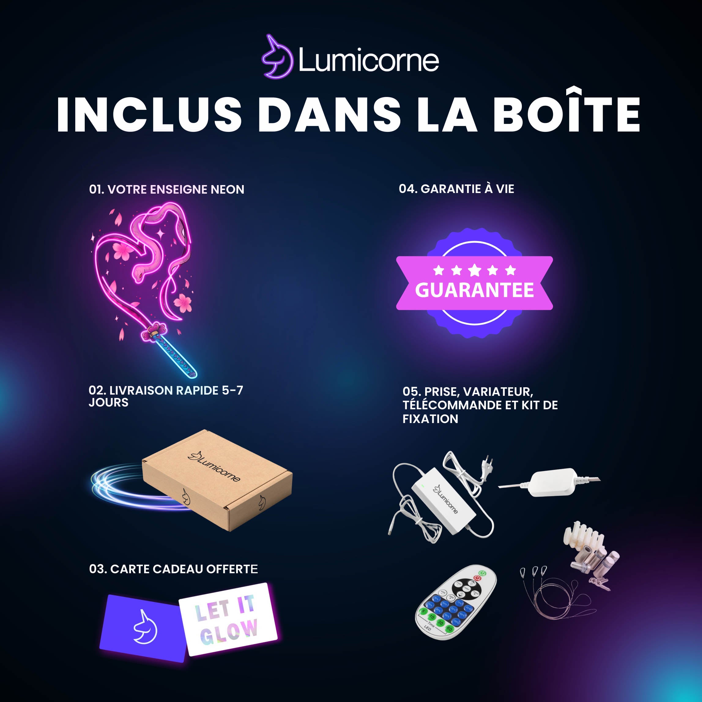 Néon Personnalisé pour Rémy