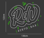 Néon RDV RESTO BAR