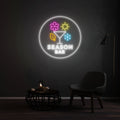 Enseigne LED Néon Personnalisée - Season Bar