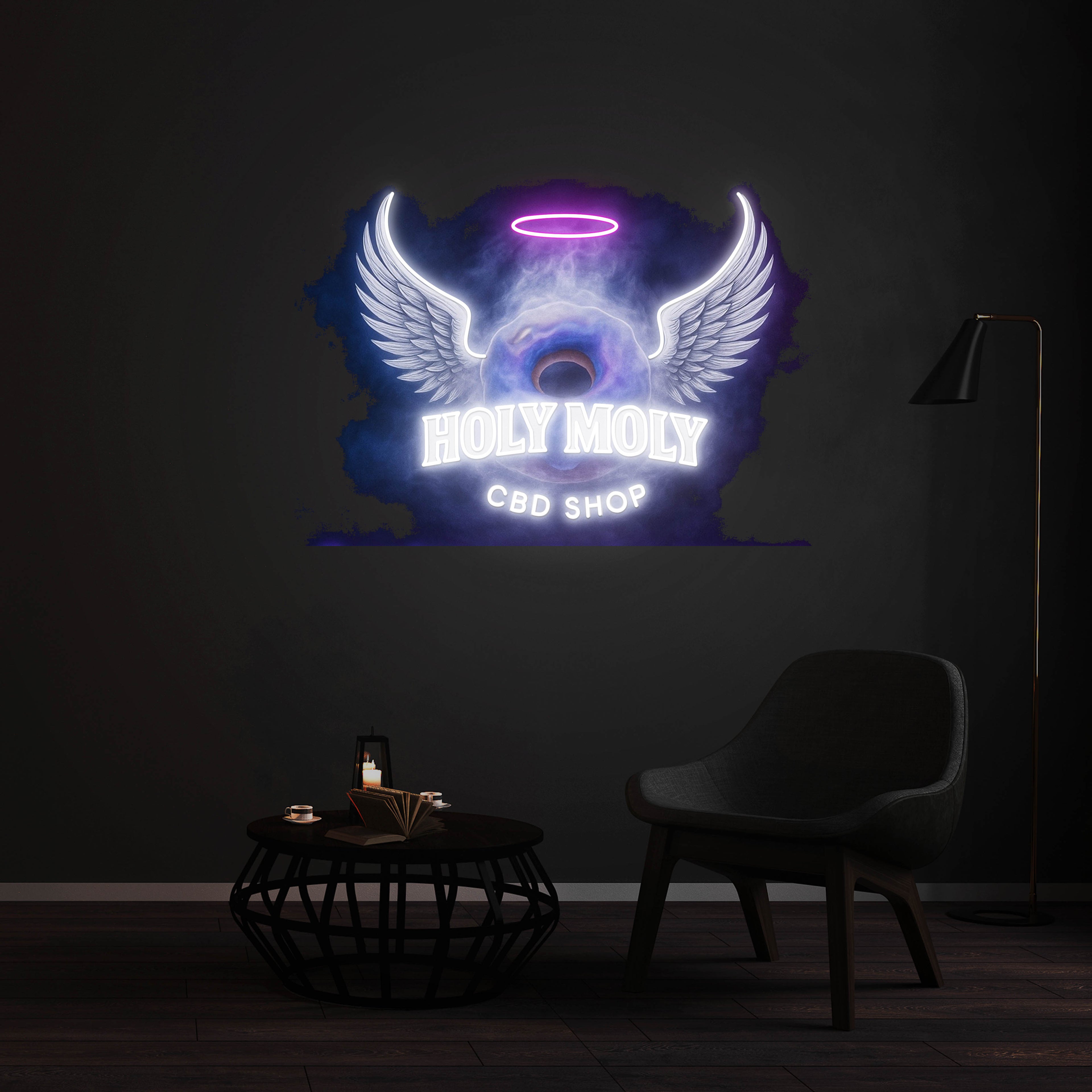 Néon Holy Moly CBD Shop