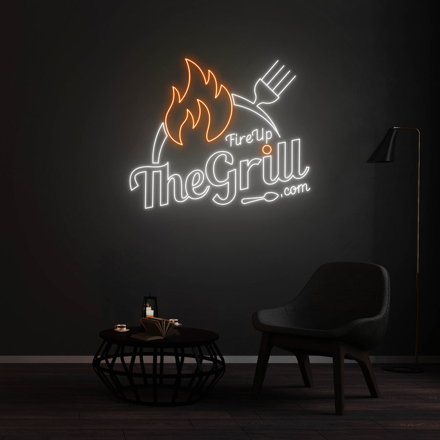 Enseigne LED Néon Personnalisée - The Grill