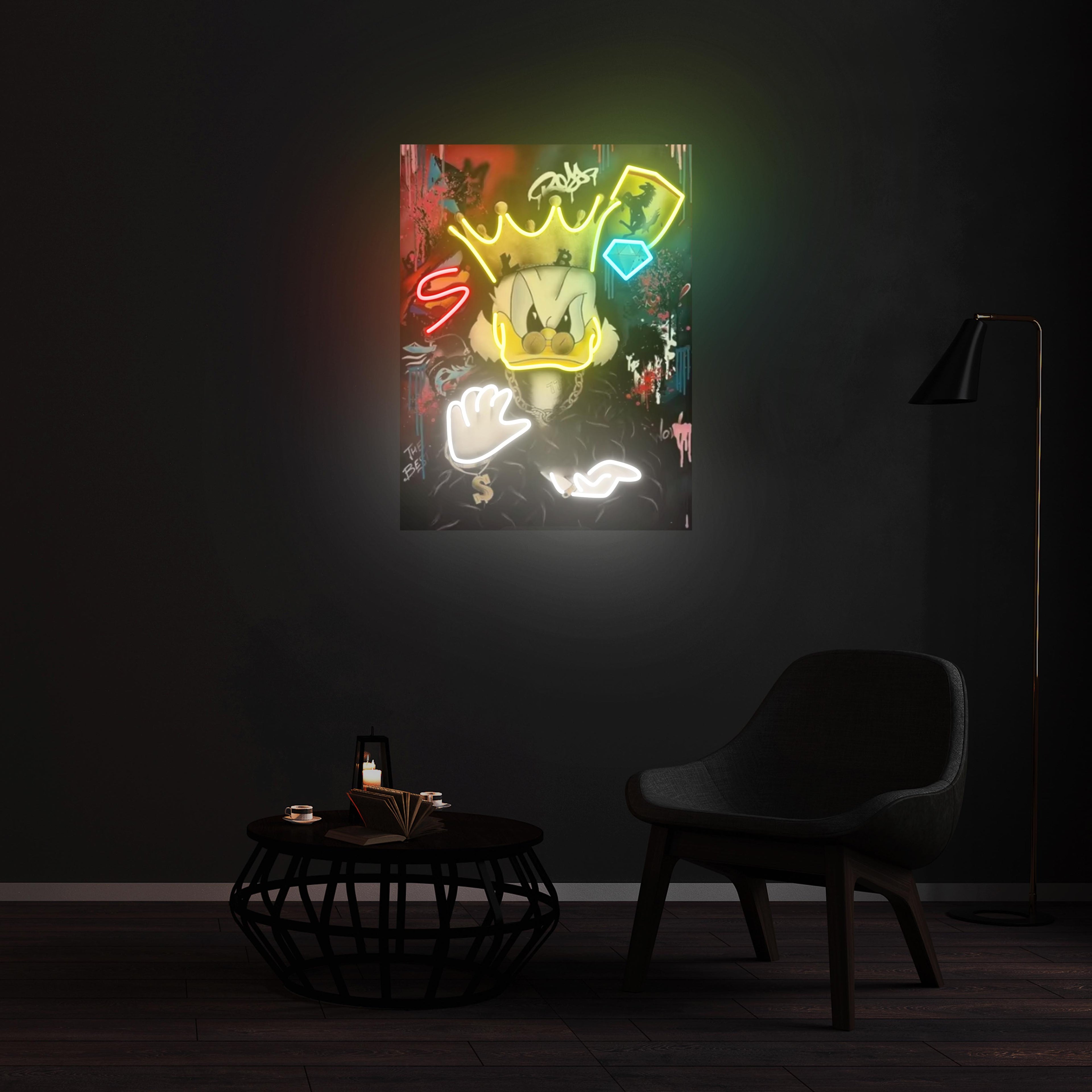 Enseigne LED Néon Personnalisée - McDuck