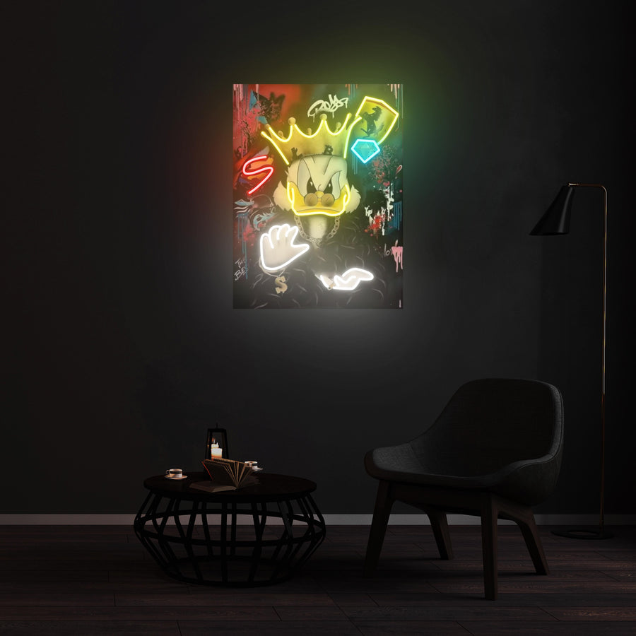 Enseigne LED Néon Personnalisée - McDuck