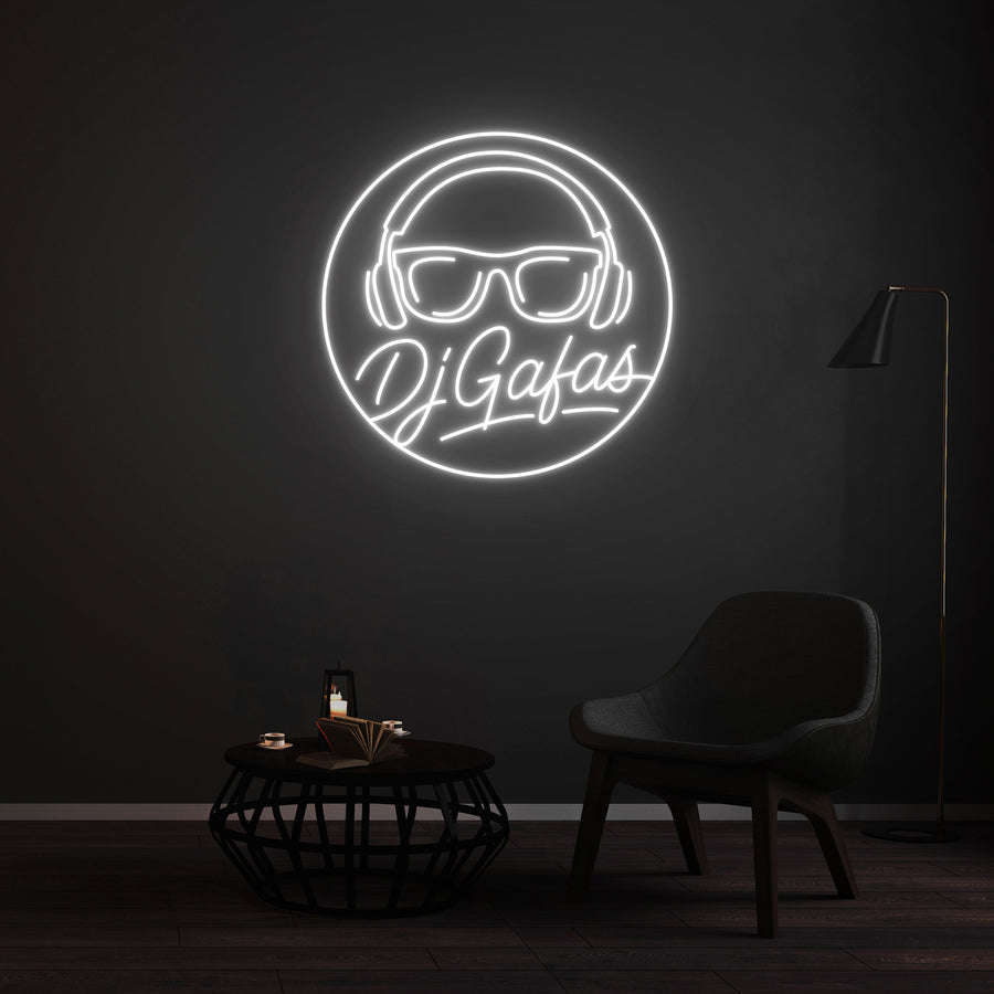 Enseigne LED Néon Personnalisée - Dj Gafas