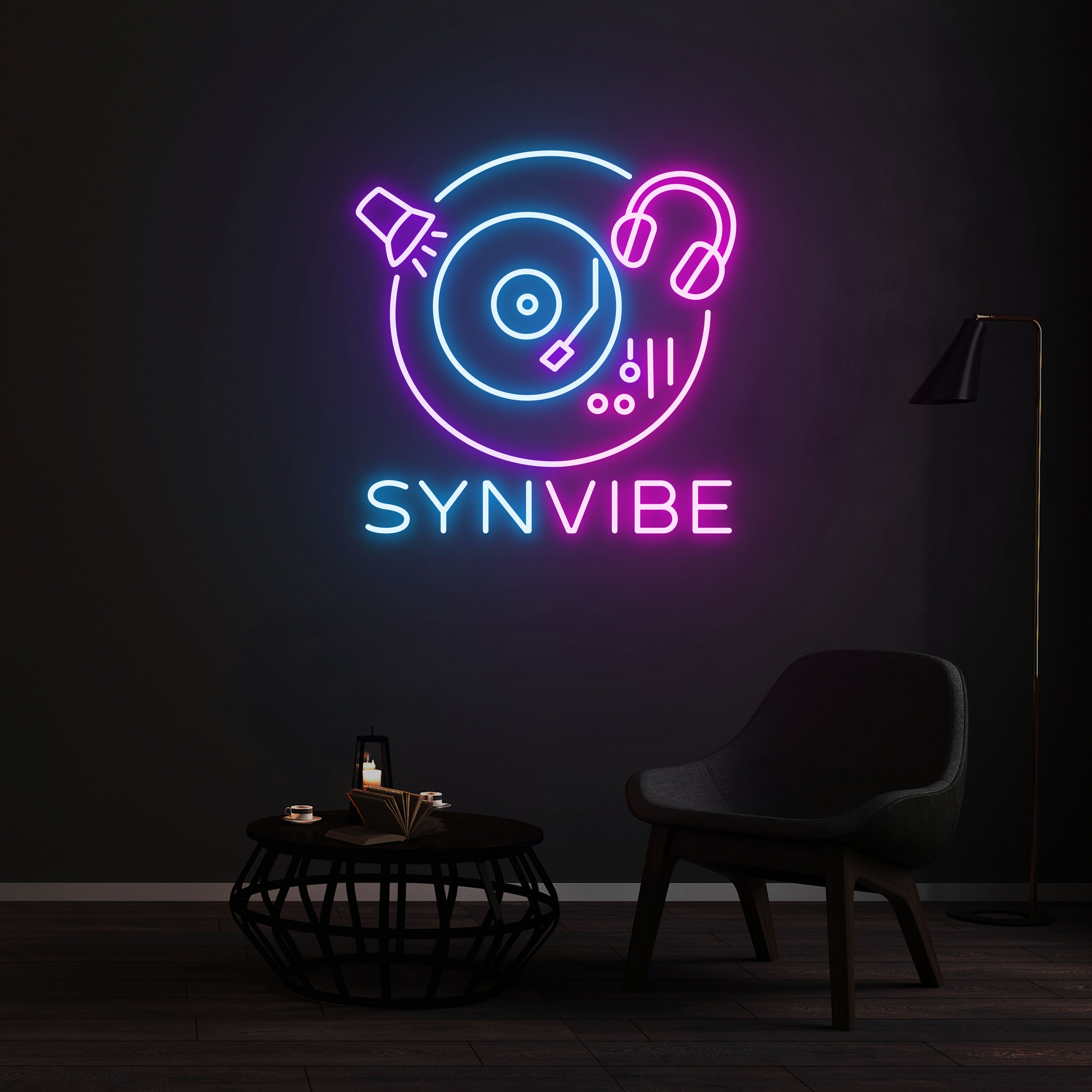 Enseigne LED Néon Personnalisée - SYNVIBE