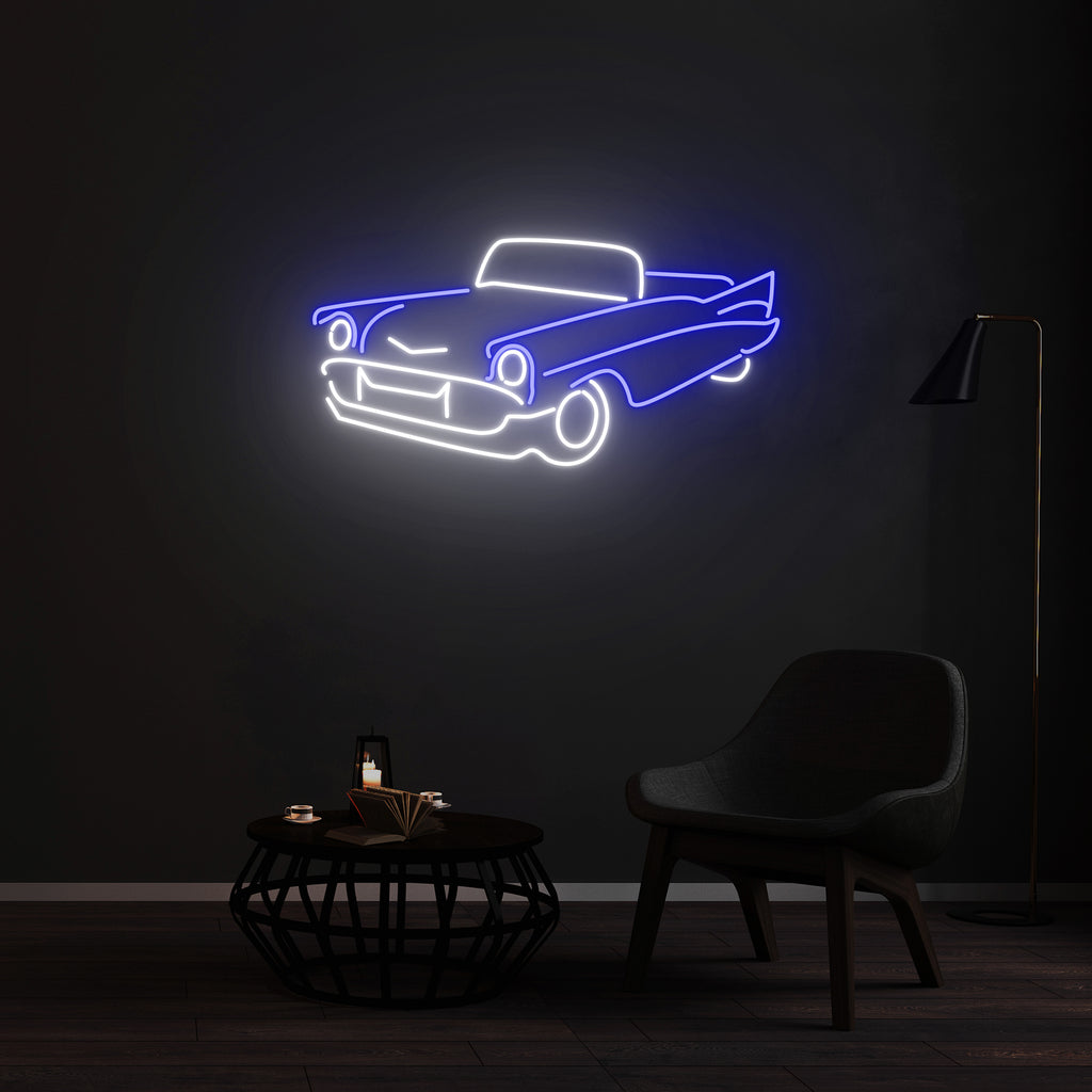 Néon Vintage car