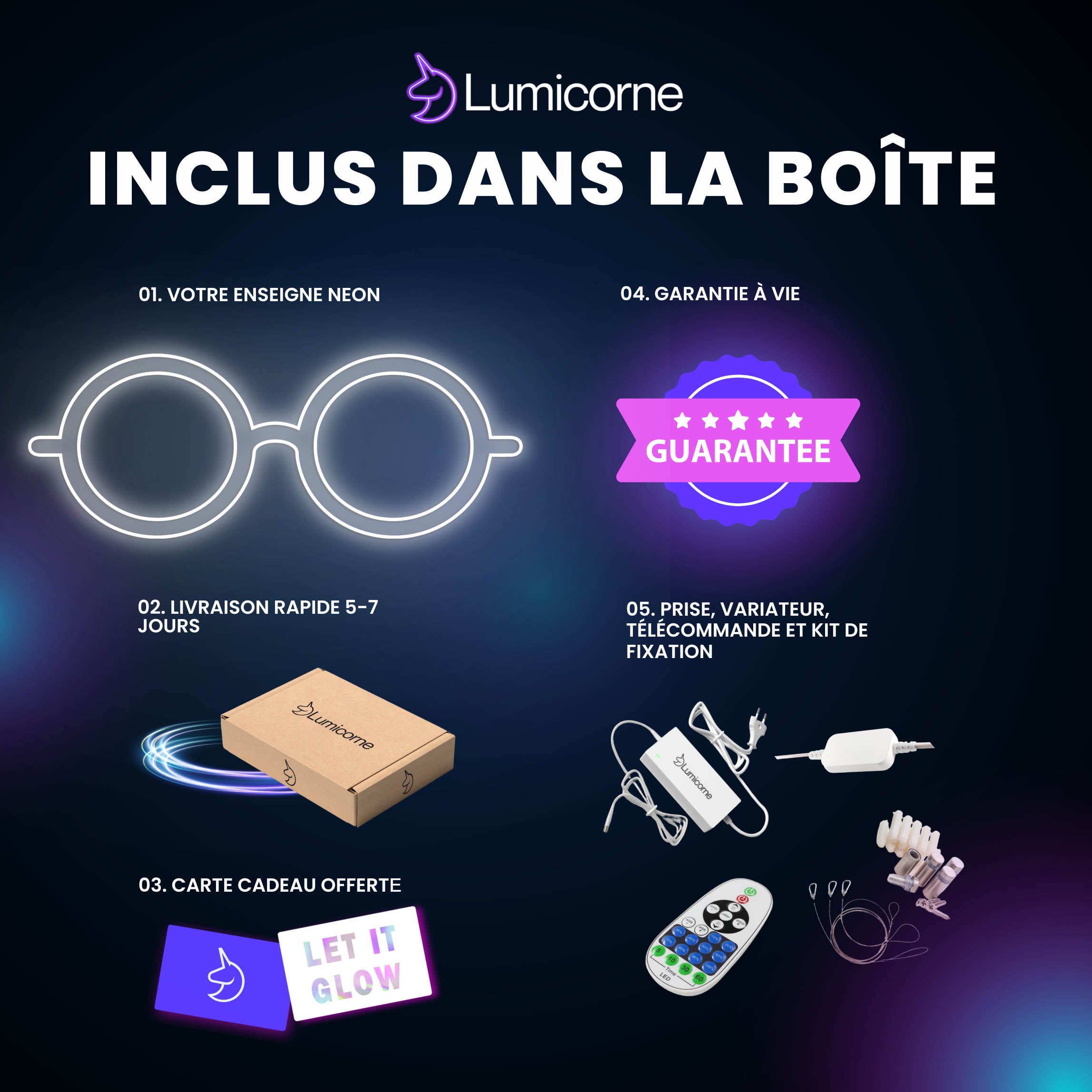 Néon Personnalisé pour Laure
