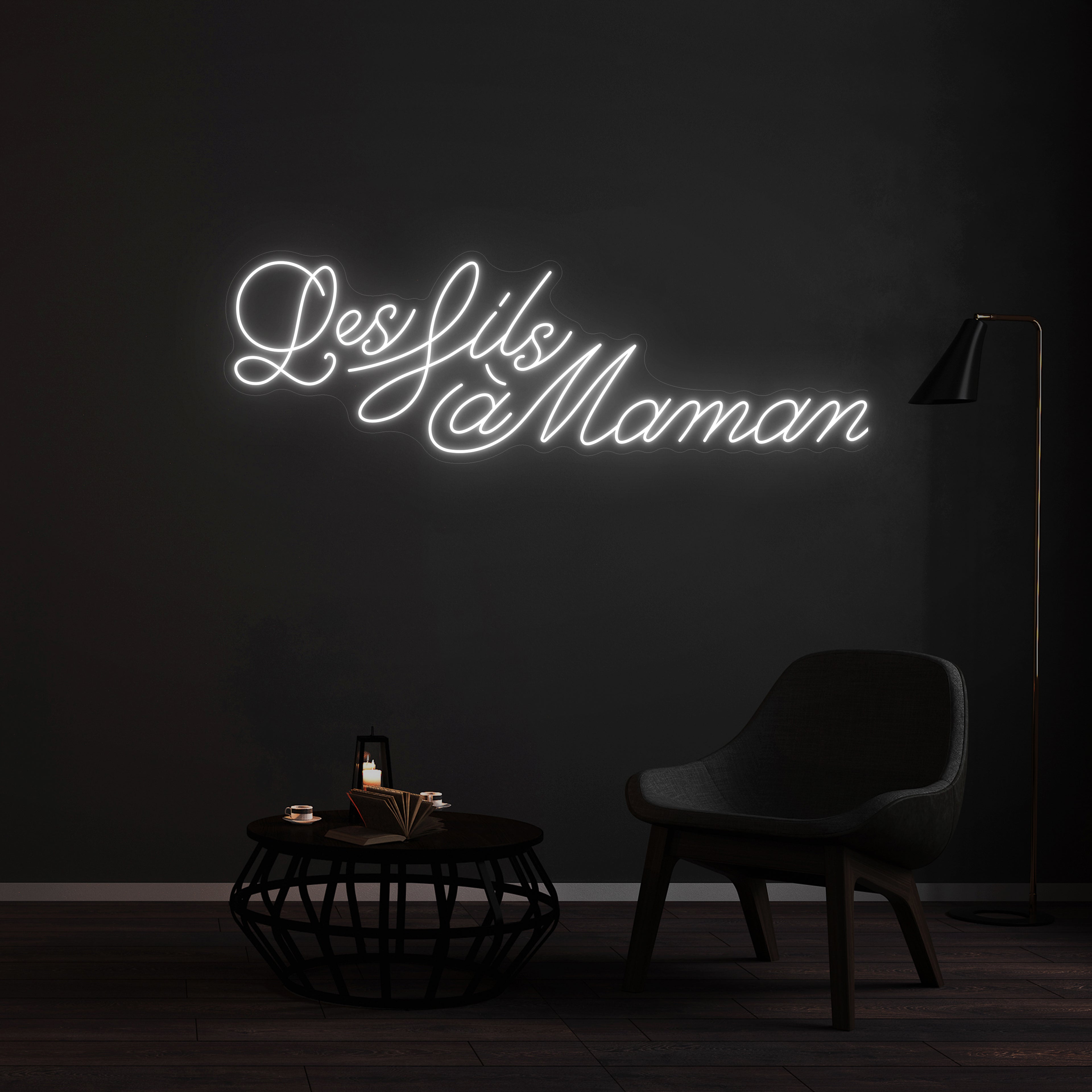 Enseigne Néon LED - Les Fils à Maman