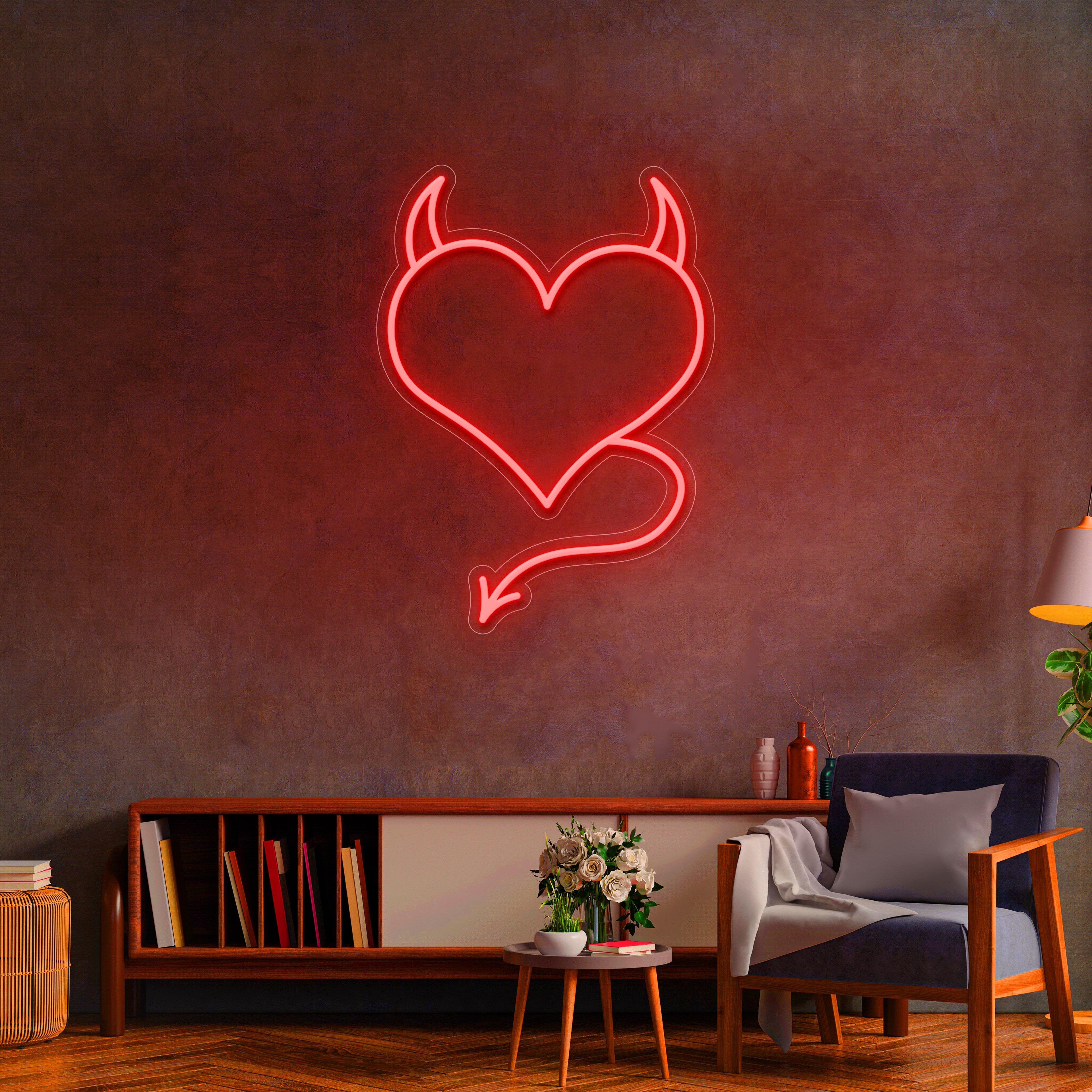 Néon Custom Devil Heart