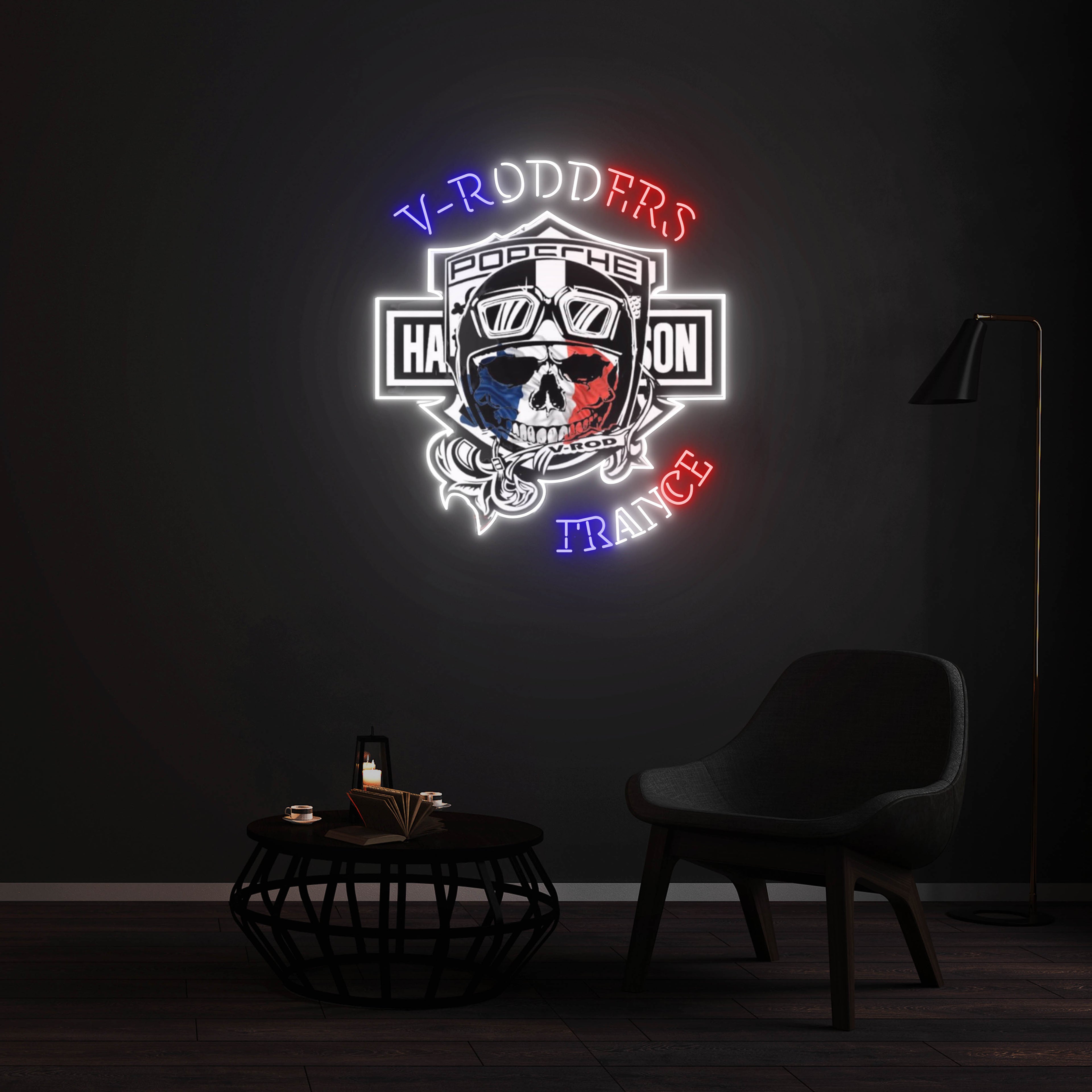 Enseigne LED Néon Personnalisée -  V-Rodders France
